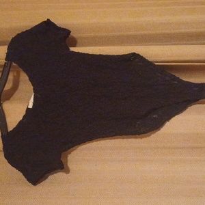 Lace black bodysuit